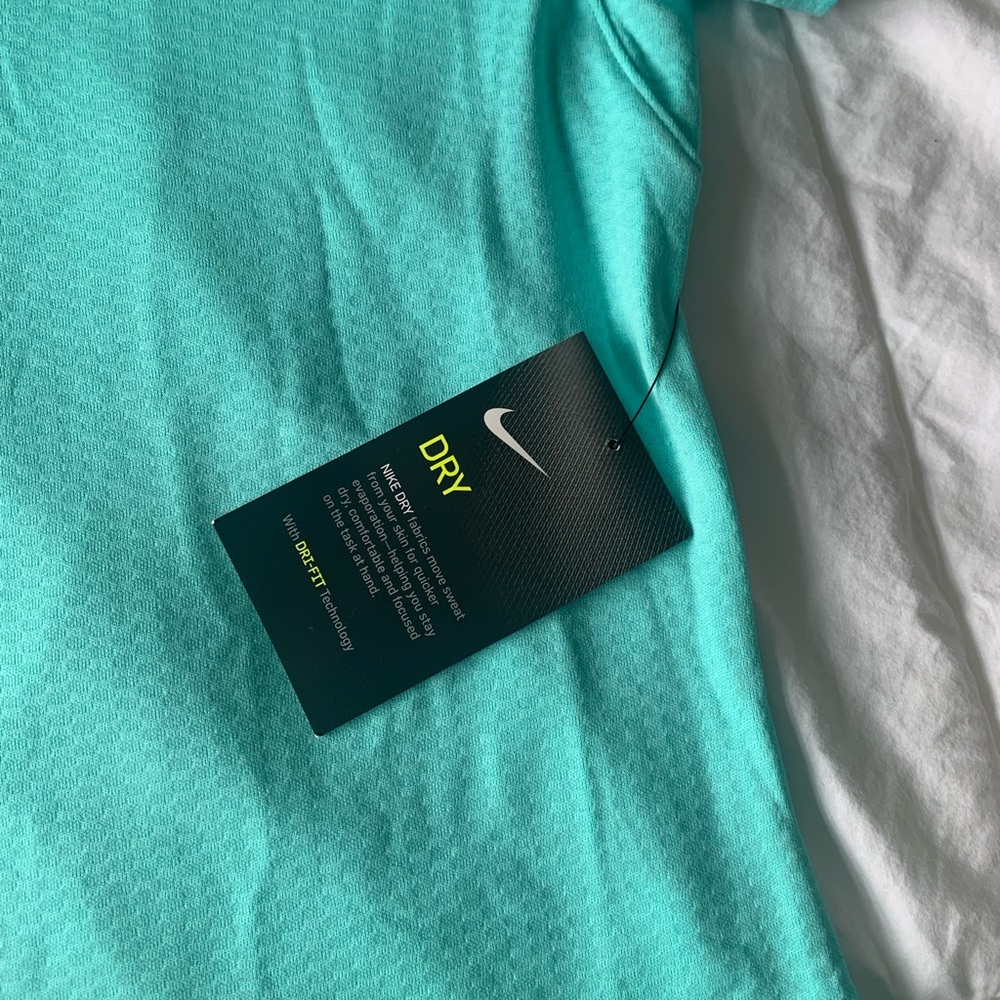 Women’s Mint Nike QZ Performance Shirt - Picture 3 of 8